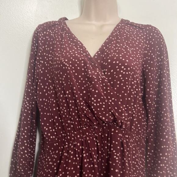 MADEWELL POLKA DOT SILK MINI DRESS SIZE 0 - Picture 5 of 11